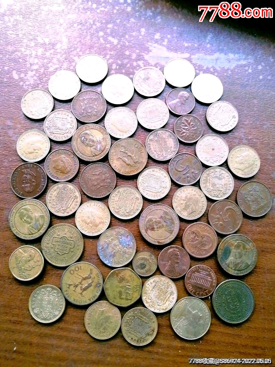 各国各年份铜币50枚合售