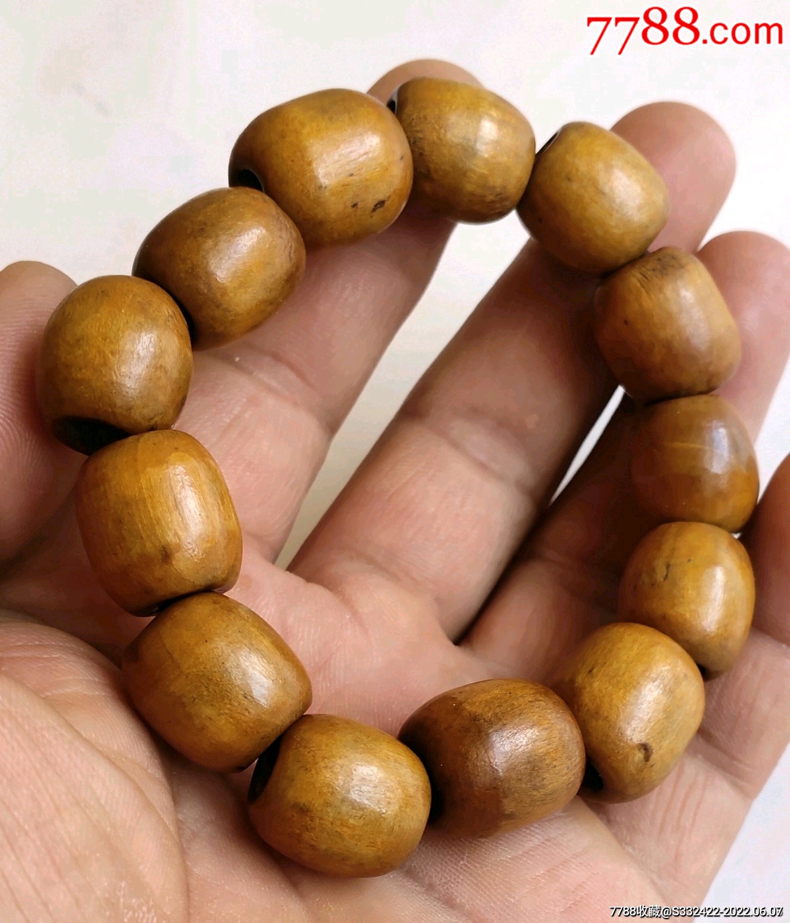 清代檀香木手串