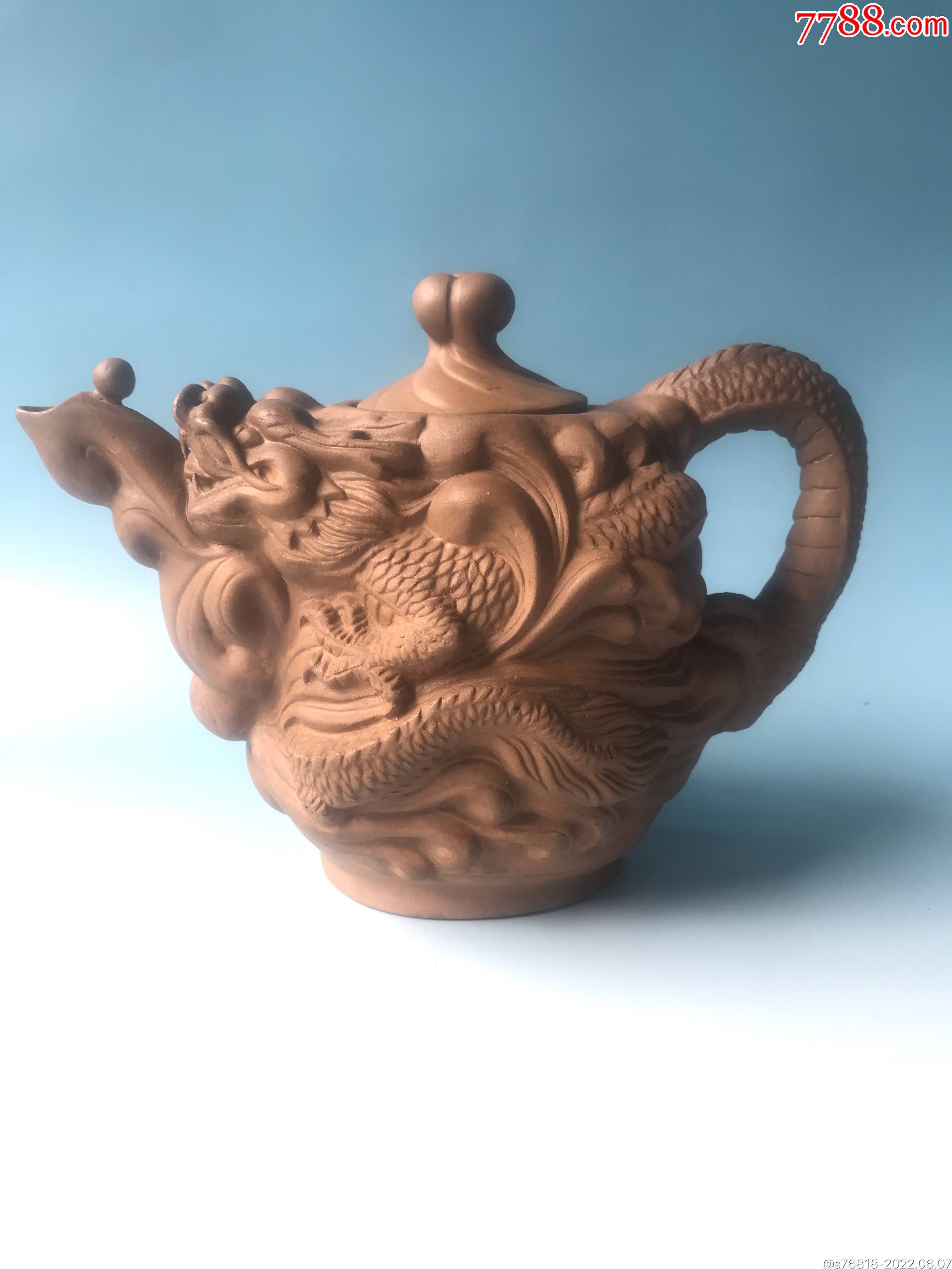 石湾陶潘柏林大师作品:龙壶-价格:999元-se87543561-雕塑瓷/瓷雕-零售