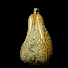 寿山石白菜摆件