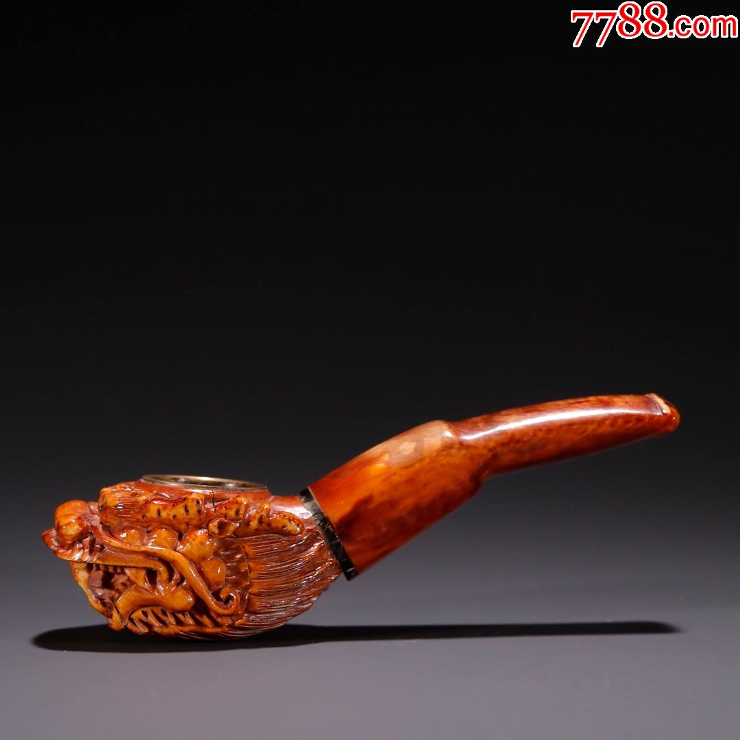 旧藏老芽雕龙首烟斗_价格9500元_第1张_7788商城__七七八八商品交易