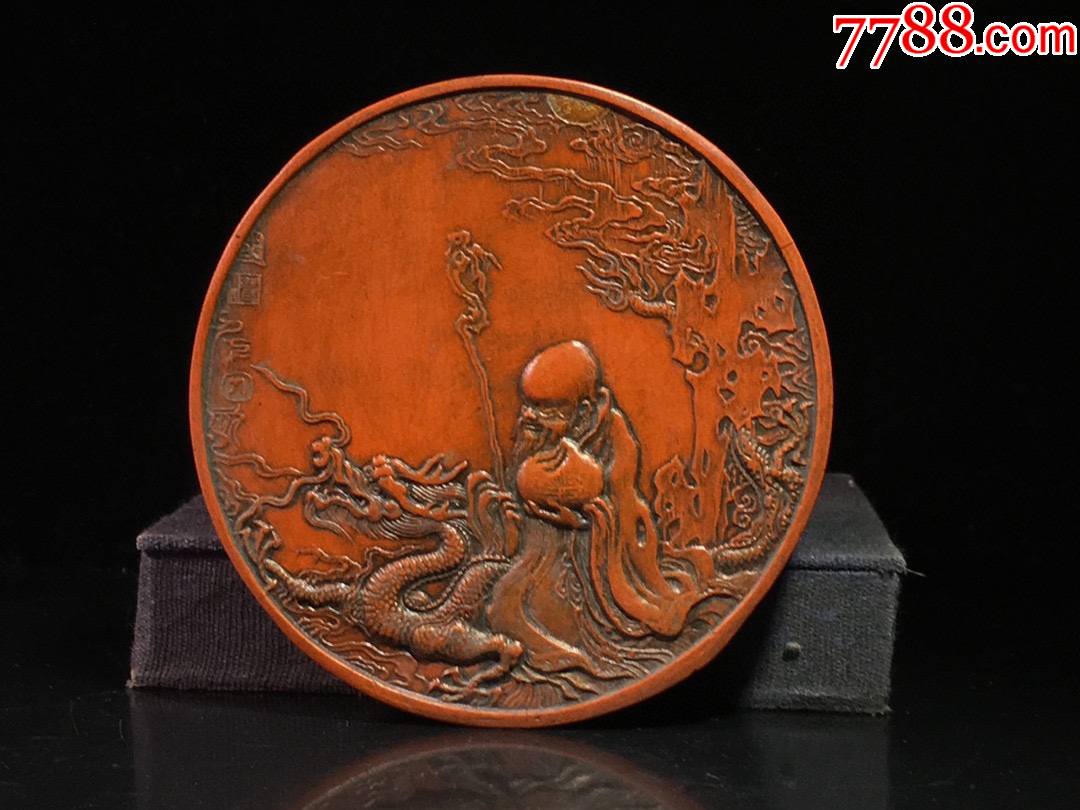 中国墨「萬壽無彊」徽歙曹素功堯千造 旧墨 萬寿無彊 1/16型 一両 徽歙曹素功六世孫堯千氏造 - 書道用具専門