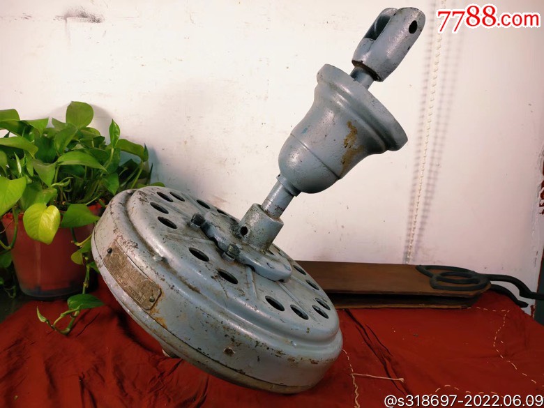 民国后期老上海华生牌吊扇超大超重接近40斤机头超大110伏电压