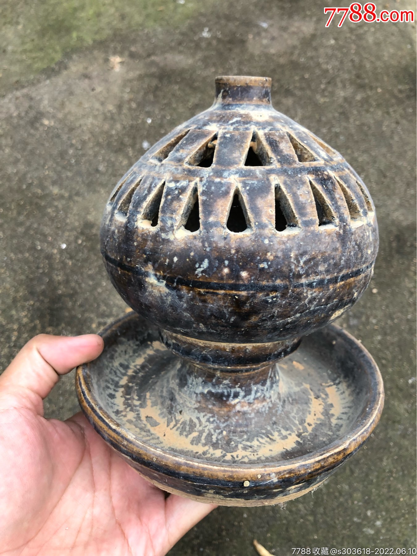 博山炉-价格:288元-se87586944-酱釉瓷/紫金釉-零售-7788像章收藏