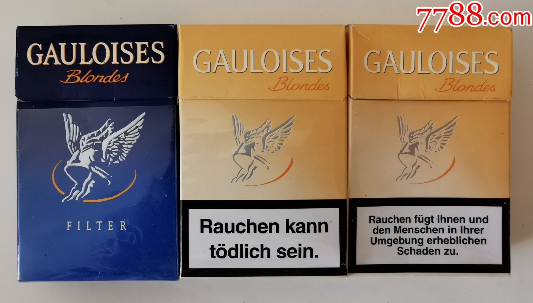 GAULOISES（高卢）三种不同（两种本网首现）_烟标_宏运藏苑【7788收藏__收藏热线】