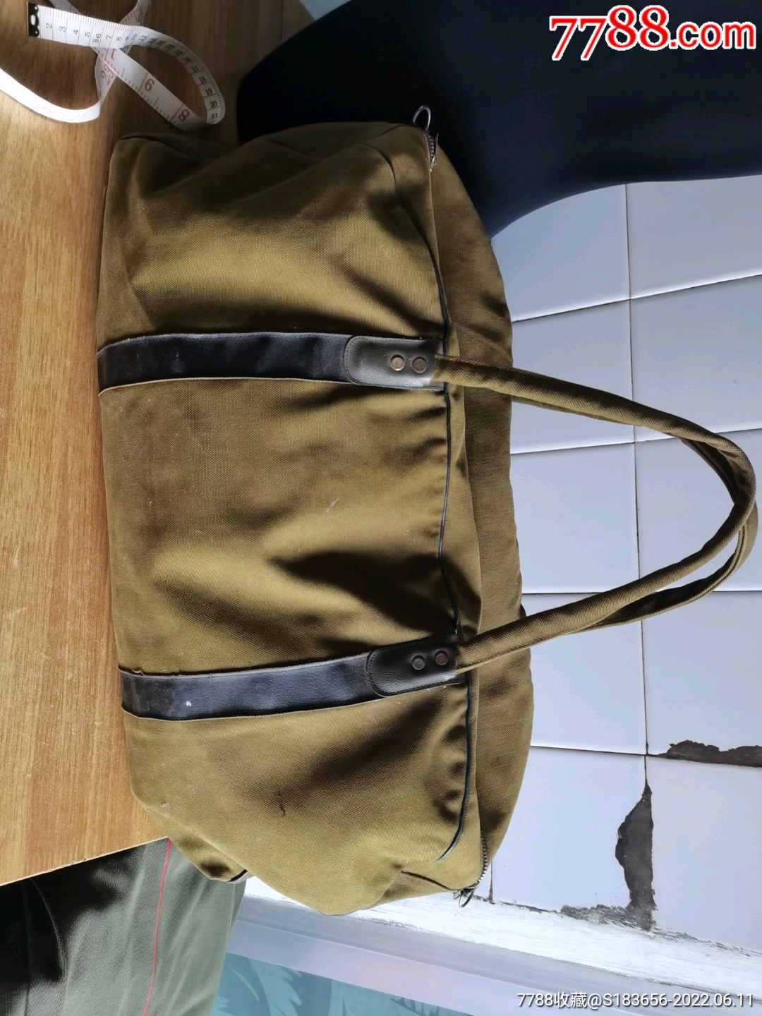 老式旅行袋-价格:45元-se87607831-旅行箱包-零售-7788校徽收藏