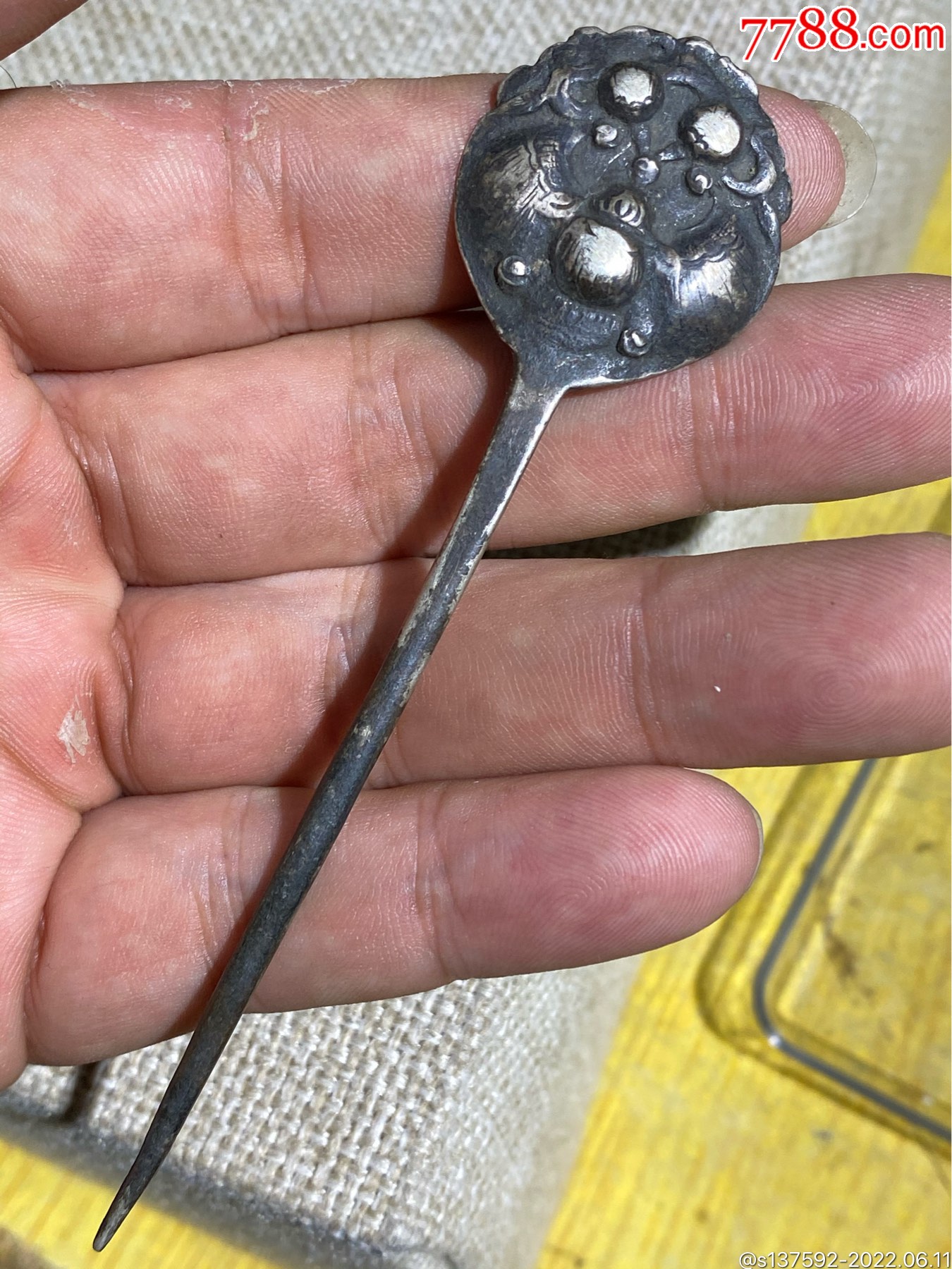清代银簪子_银簪/银钗_图片收藏_回收价格_7788音像