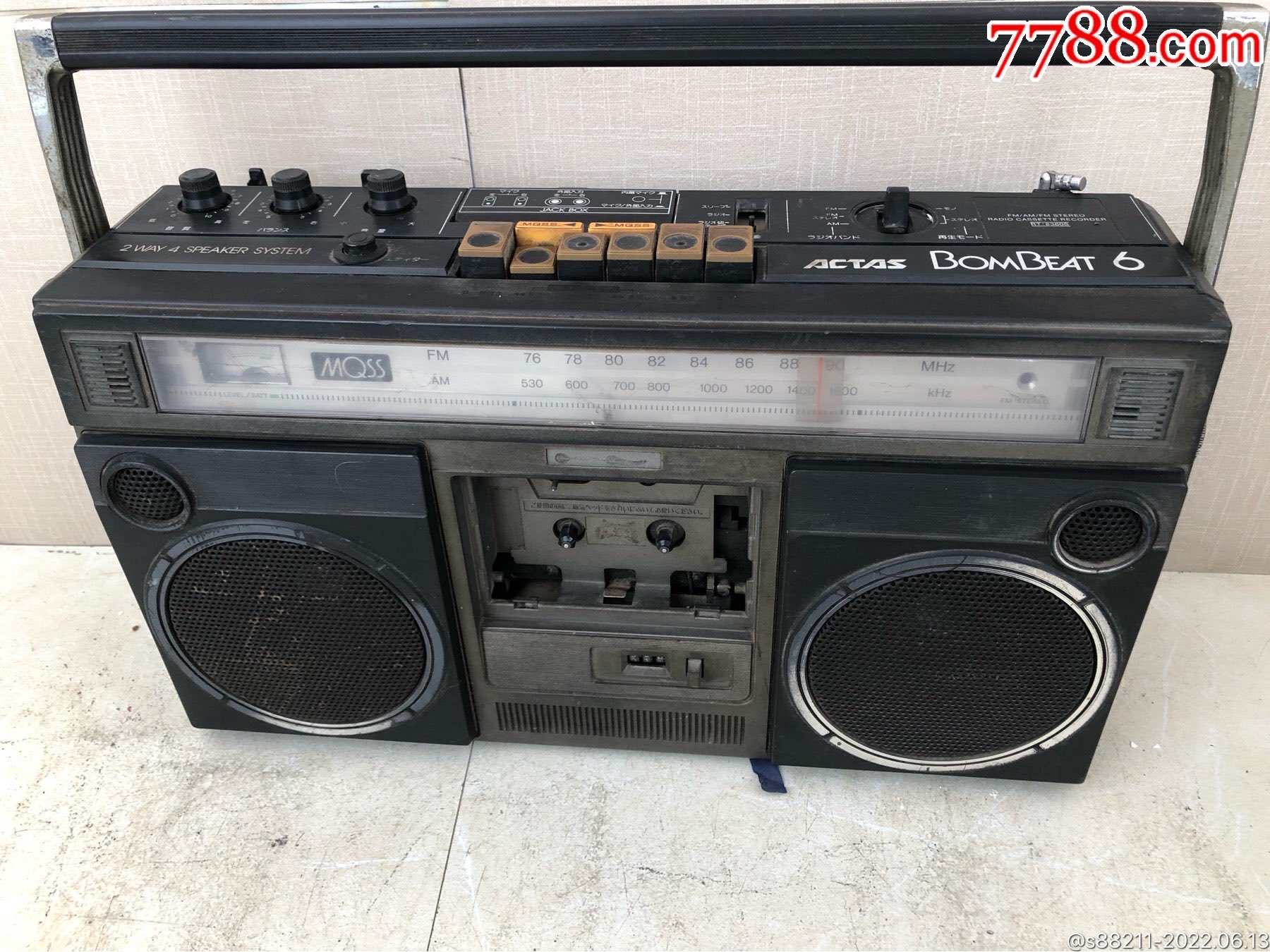 东芝8300收录机_价格100元_第1张_7788收藏__收藏热线