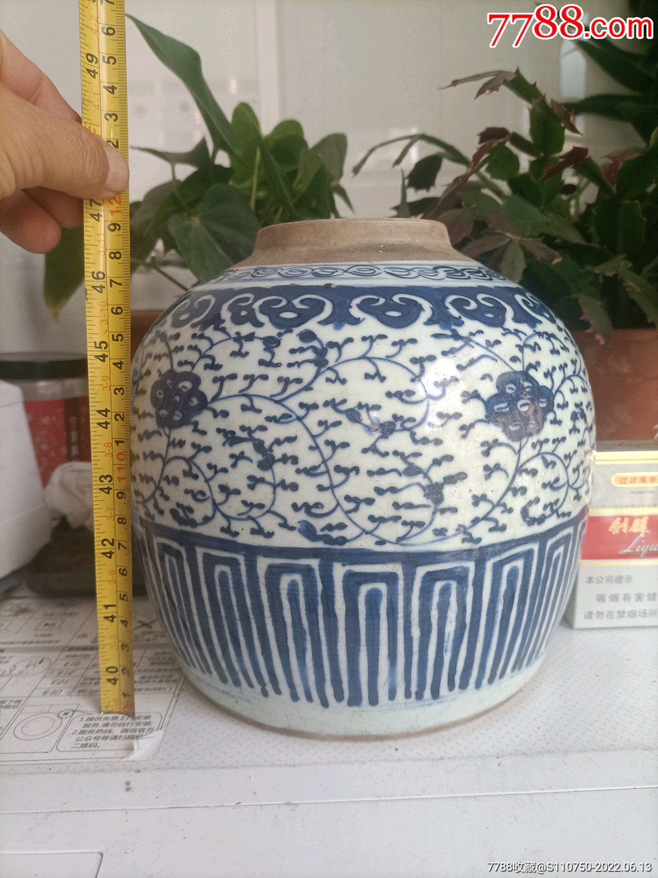 乾隆青花罐_青花瓷_图片价格_收藏鉴定_7788钱币网