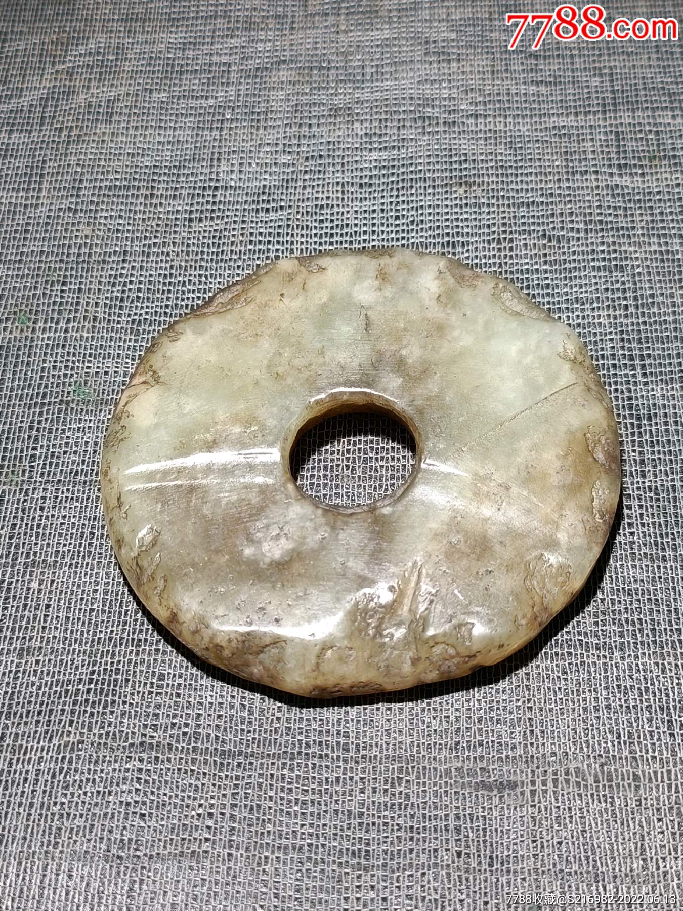 高古玉玉璧标本_价格350元_第1张_7788收藏__收藏热线