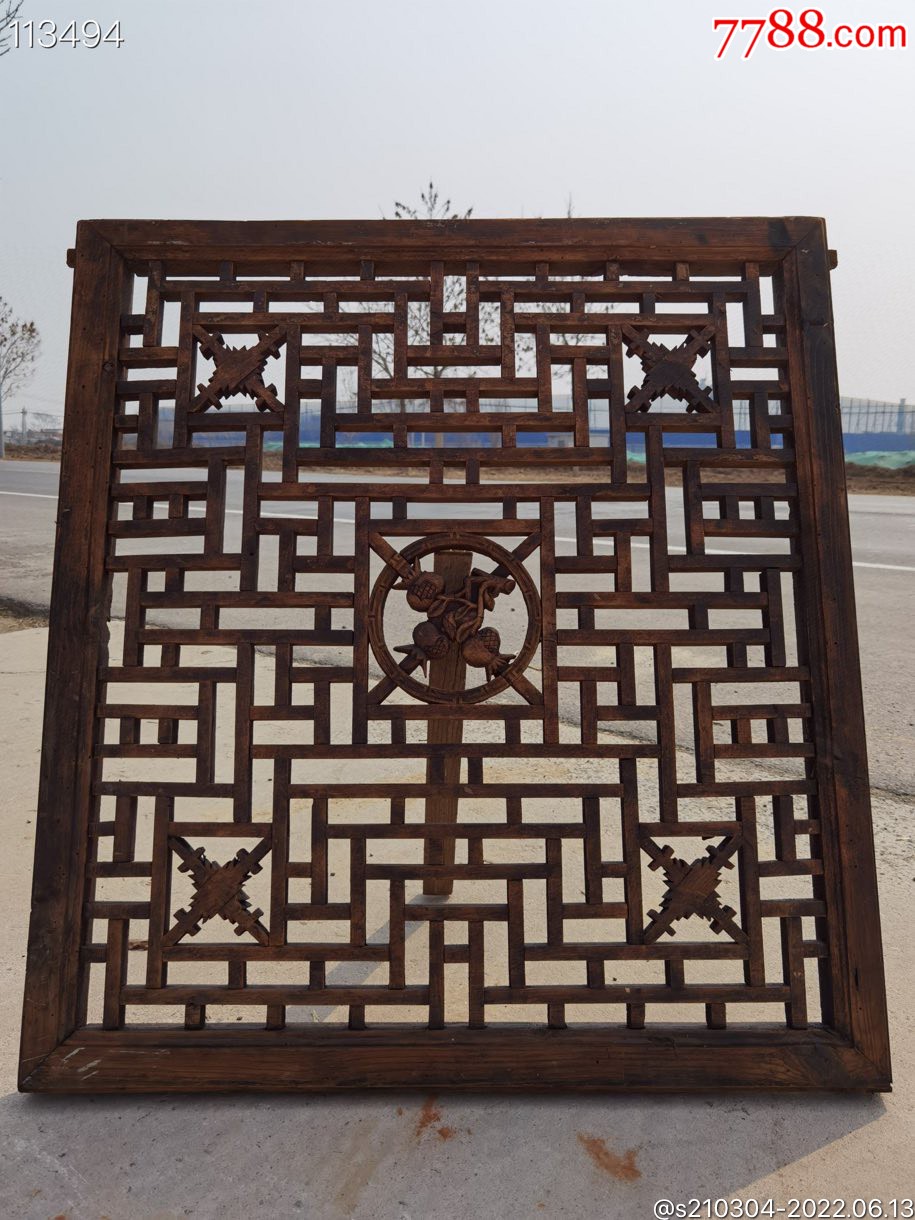 清代老花板一个，纯手工雕刻，包浆浓厚，客厅会所装修佳品，挂件，屏风首选。-价格:1480元-se87659080-木屏风-零售-7788收藏 ...