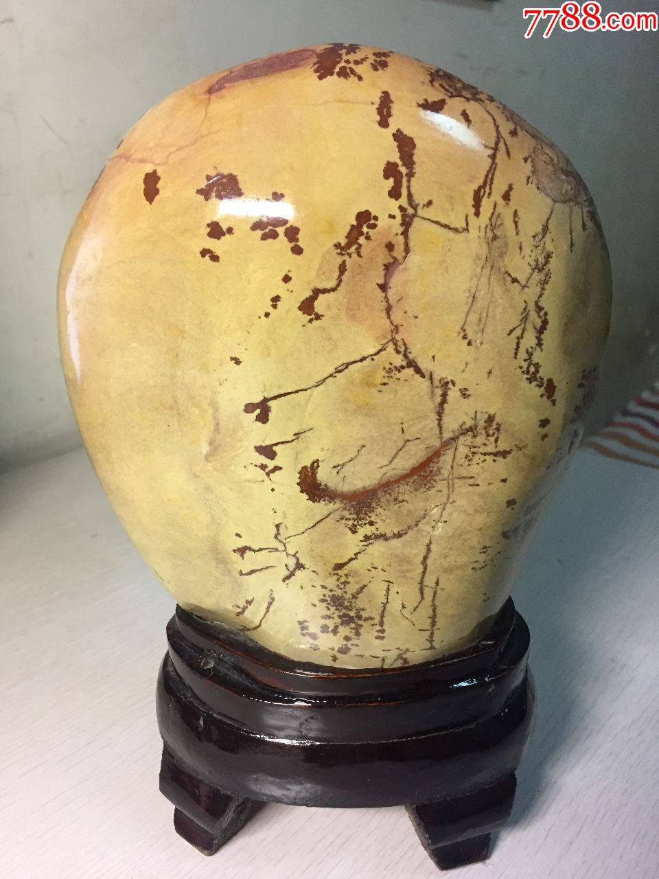 广西草花石《喜鹊登梅》-价格:560元-se87660121-草花石/国画石-零售