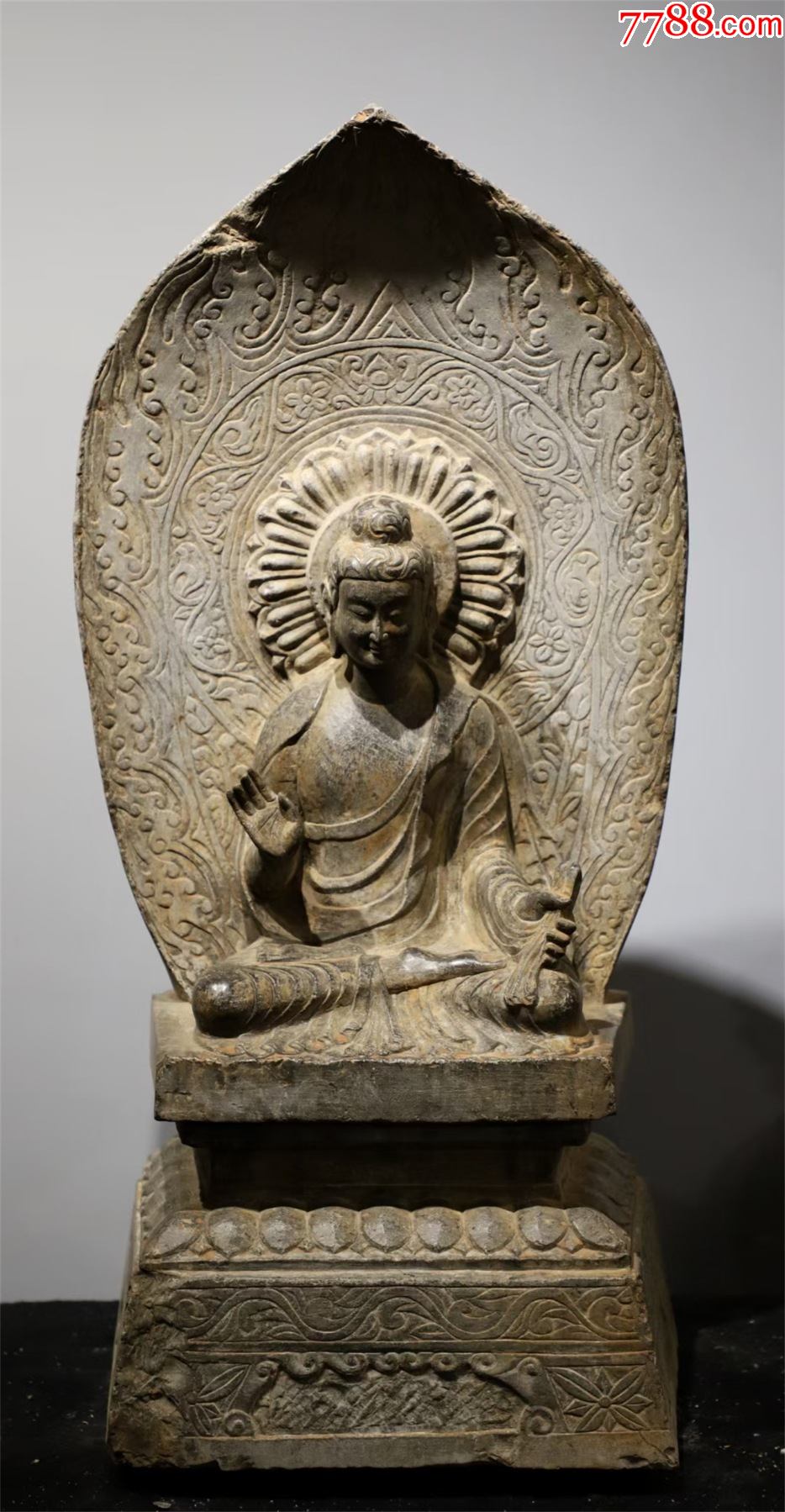 精美青石佛像坐佛菩萨像-价格:22000元-se87665473-石狮/石雕塑-零售