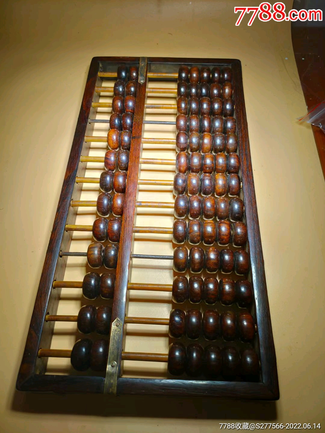 民国时期十三档红木算盘_价格498元_第1张_7788收藏__收藏热线