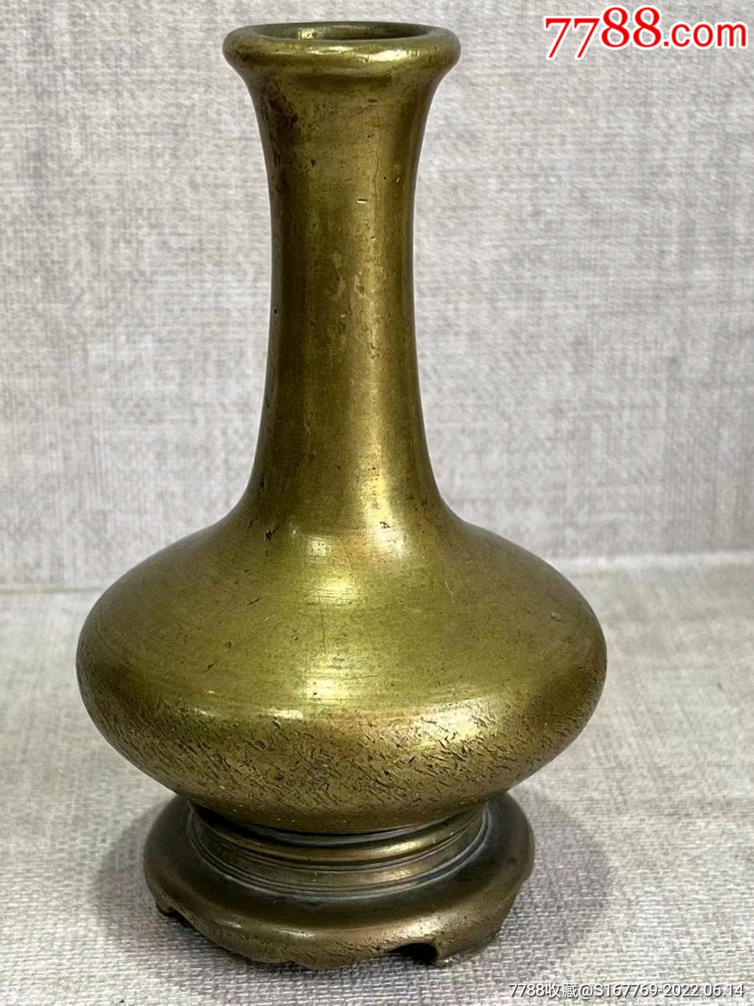 清代铜瓶摆件,厚重!_价格4500元_第1张_7788收藏__收藏热线