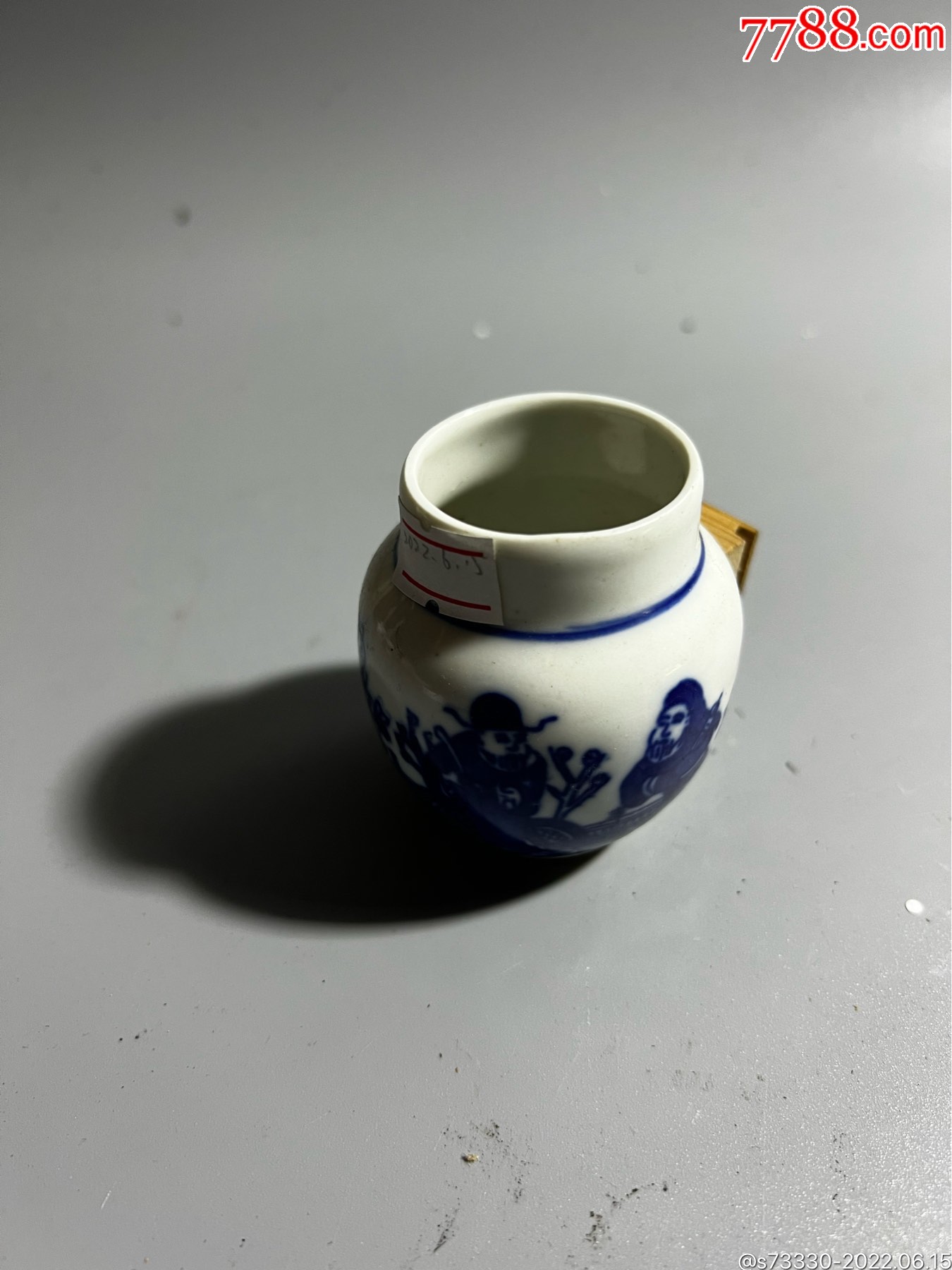 80,90年代,青花福禄寿鸟食罐一只_价格10元_第1张_7788收藏__收藏热线