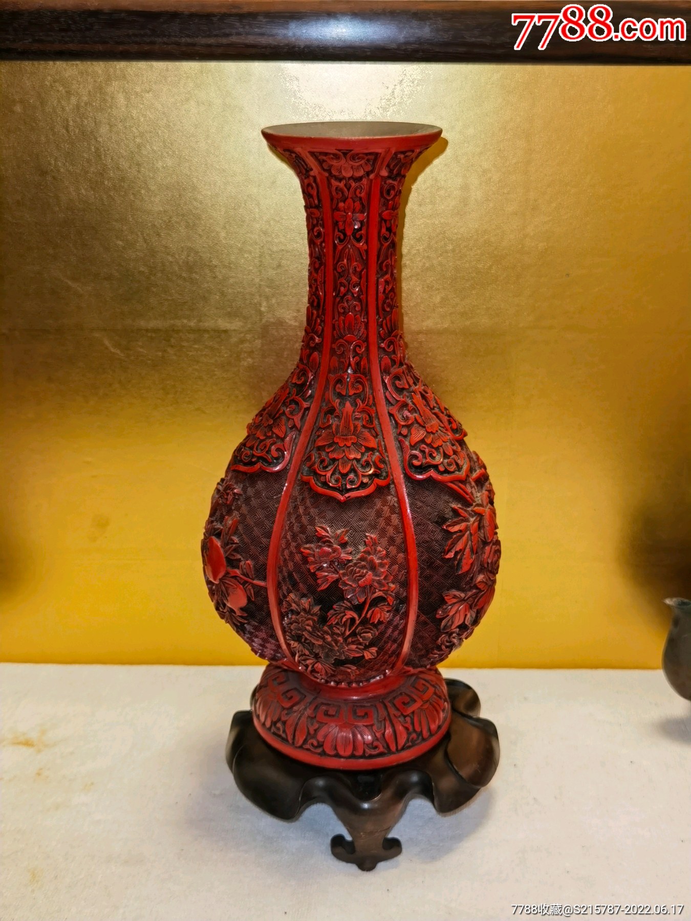 唐物 【彫漆 剔紅】 堆朱極細工 花紋彫刻 銅胎七宝 3点まとめ T−482 唐物 【彫漆 剔紅】 堆朱極細工 花紋彫刻 銅胎七宝 3点