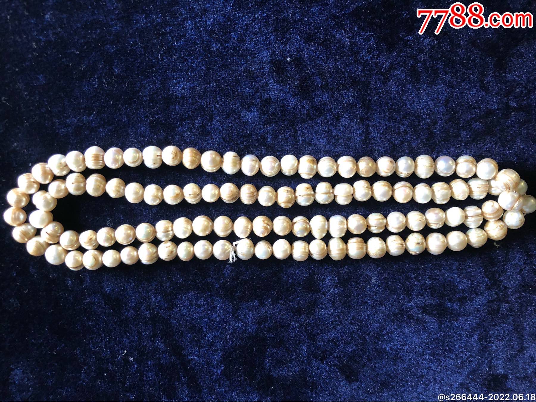 天然东珠项饰-珍珠-7788收藏