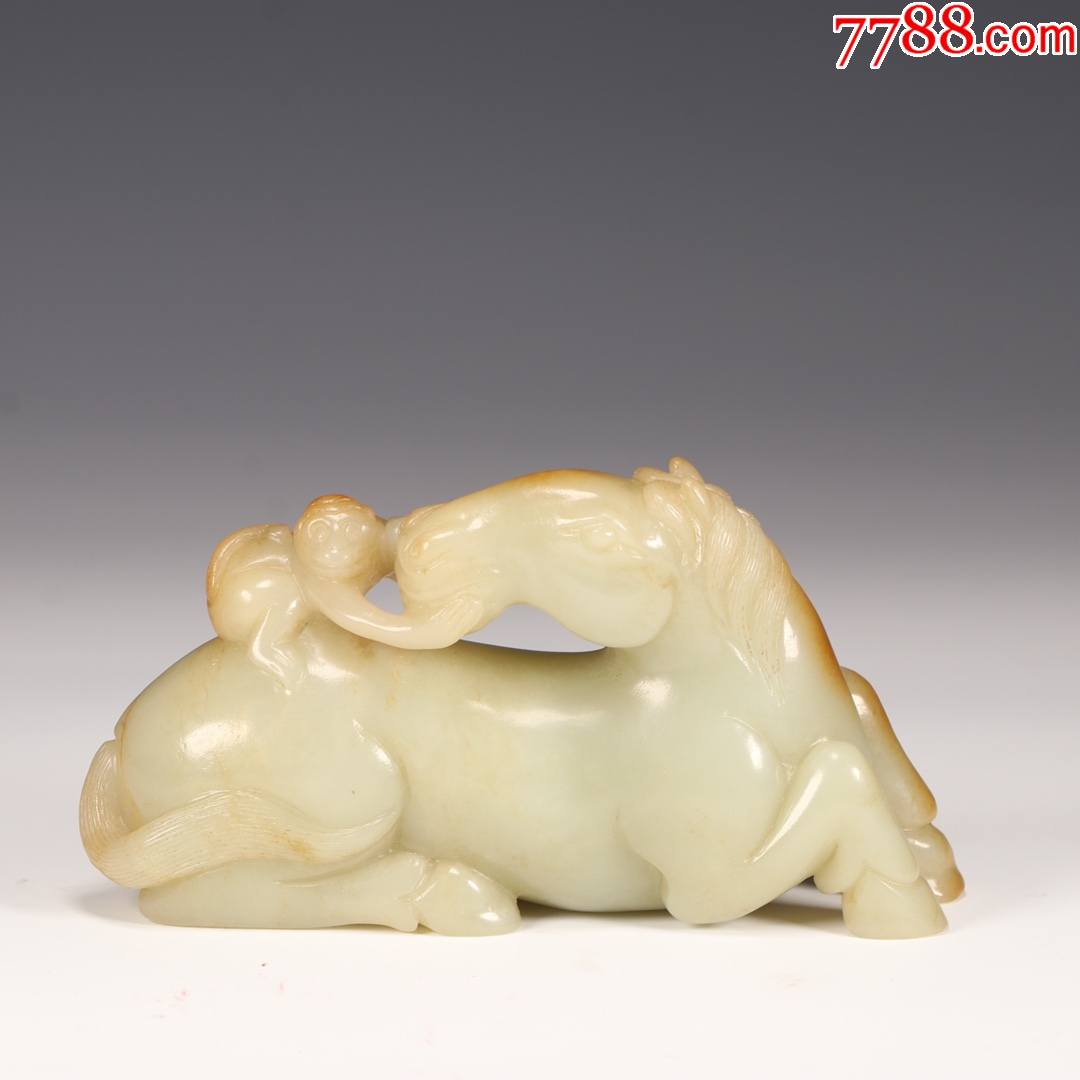 和田玉马上封侯把件a91s60f