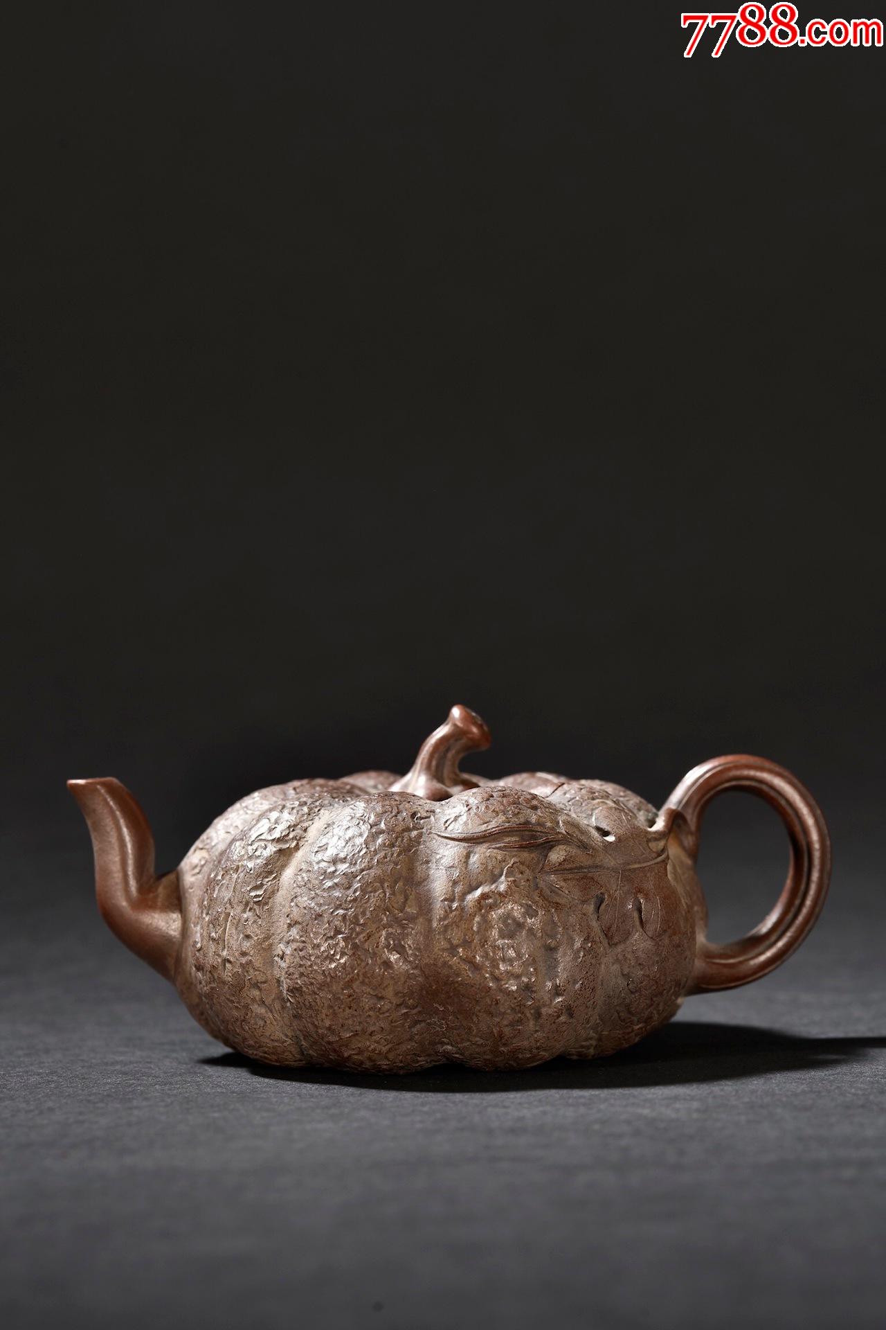 南瓜形茶壶_紫砂壶_种类图片_收藏价格_7788茶具