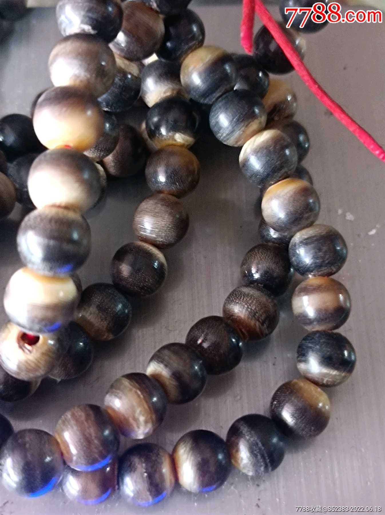 驴蹄佛珠项链(8mm)_其他手串/佛珠_图片欣赏_收藏价值_7788年历卡