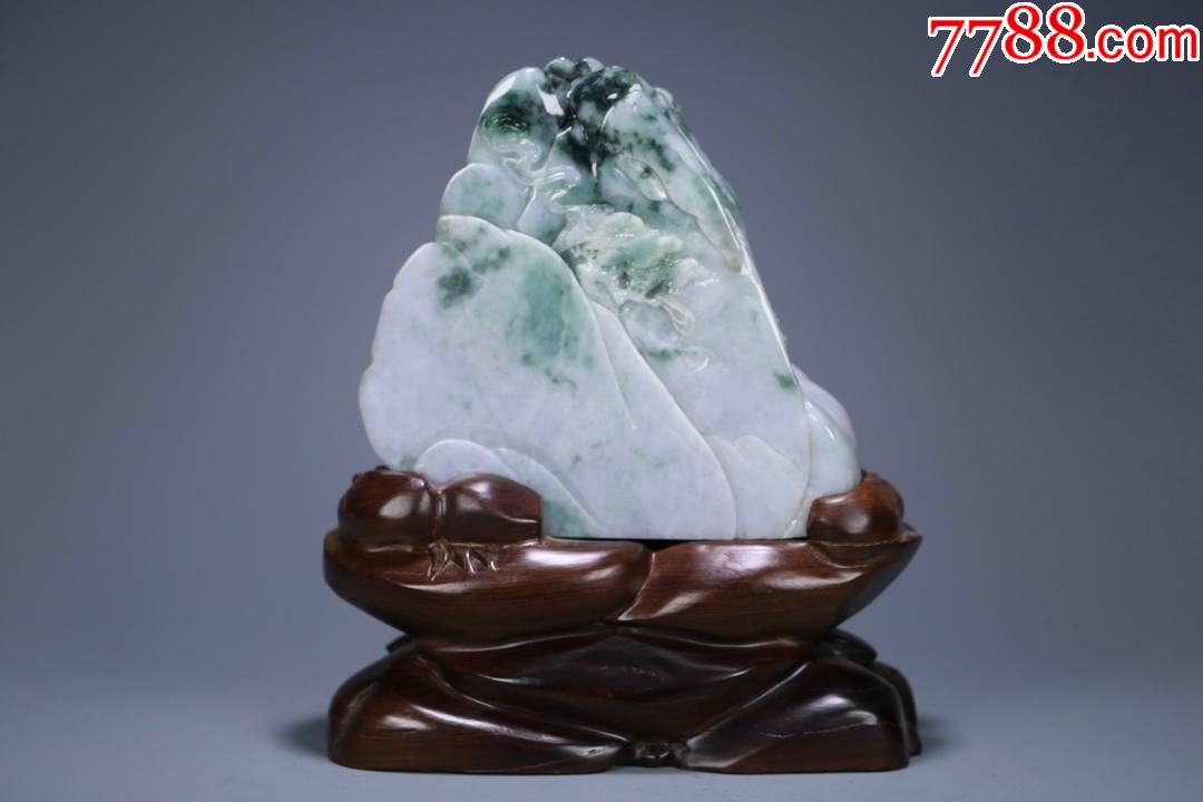 翡翠人物故事山子摆件_价格98000元_第1张_7788收藏__收藏热线