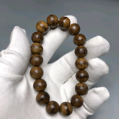 越南芽庄黄奇楠沉香手串