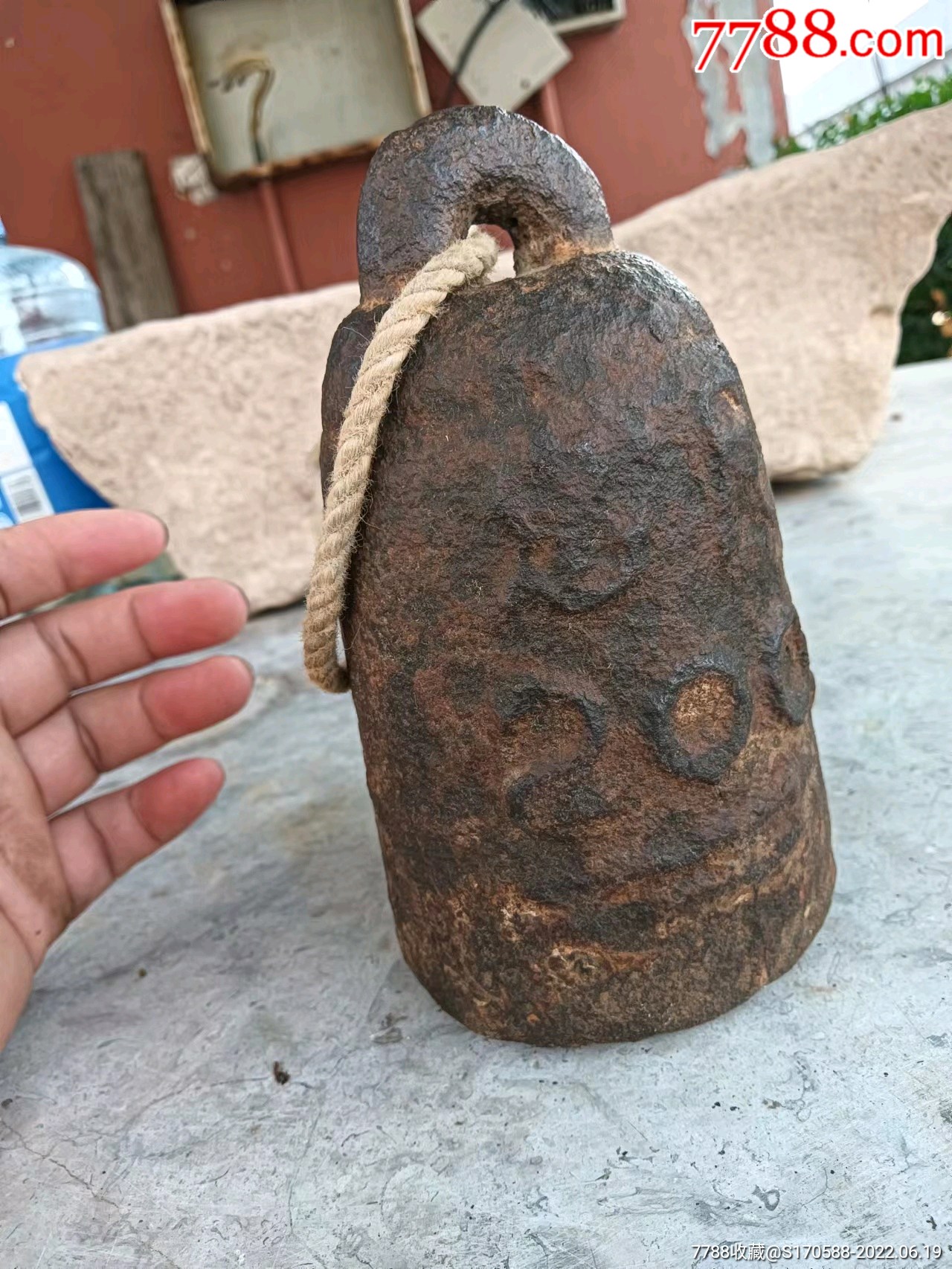 老称砣,上面有字,忠民,200市斤-价格:450元-se87776141-秤砣/砝码