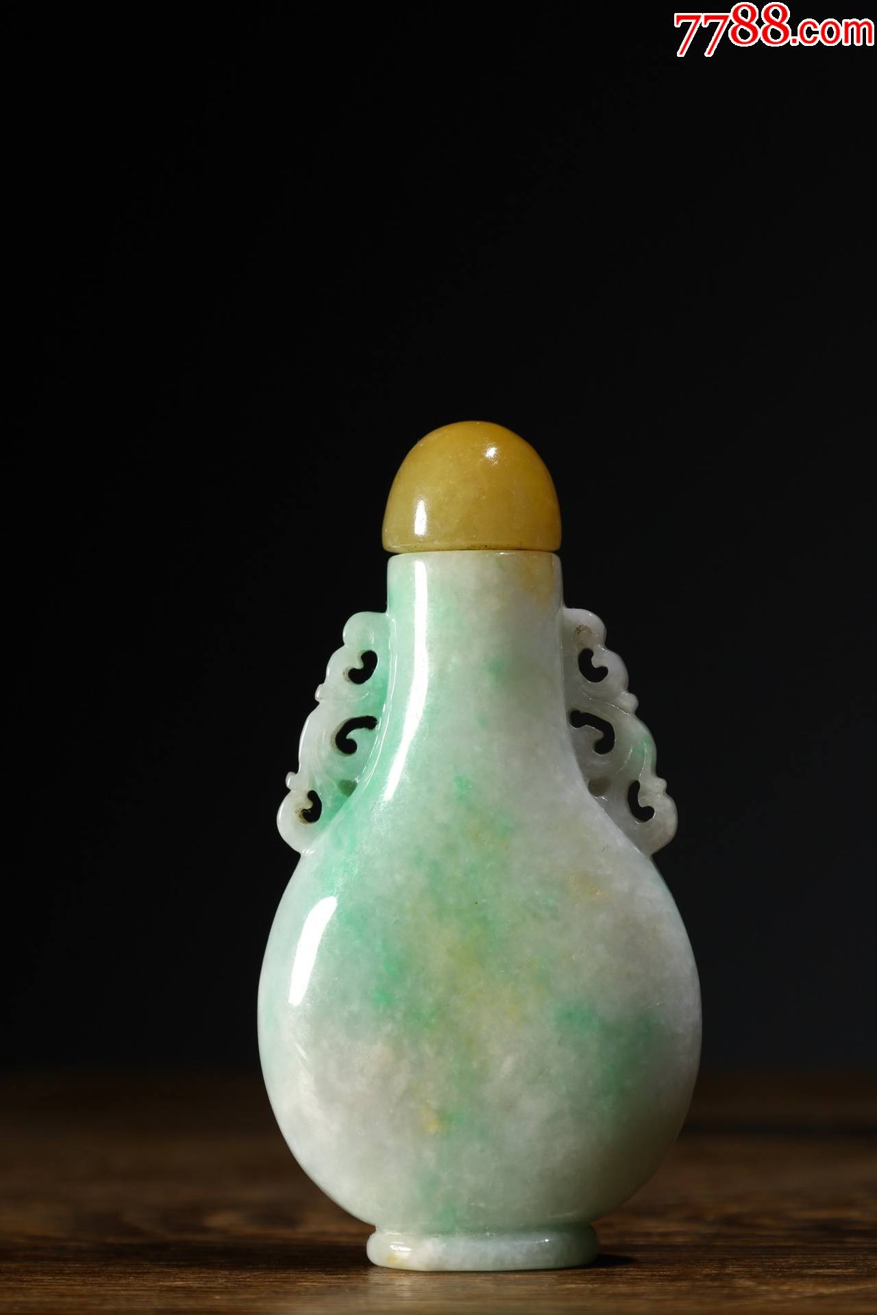 旧藏翡翠鼻烟壶_价格3800元_第1张_7788收藏__收藏热线