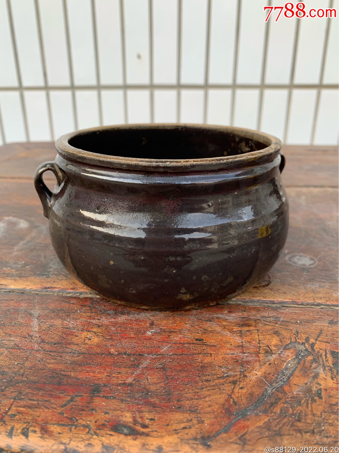 油滴黒瓷双耳罐笔洗建水_价格180元_第1张_7788收藏__收藏热线