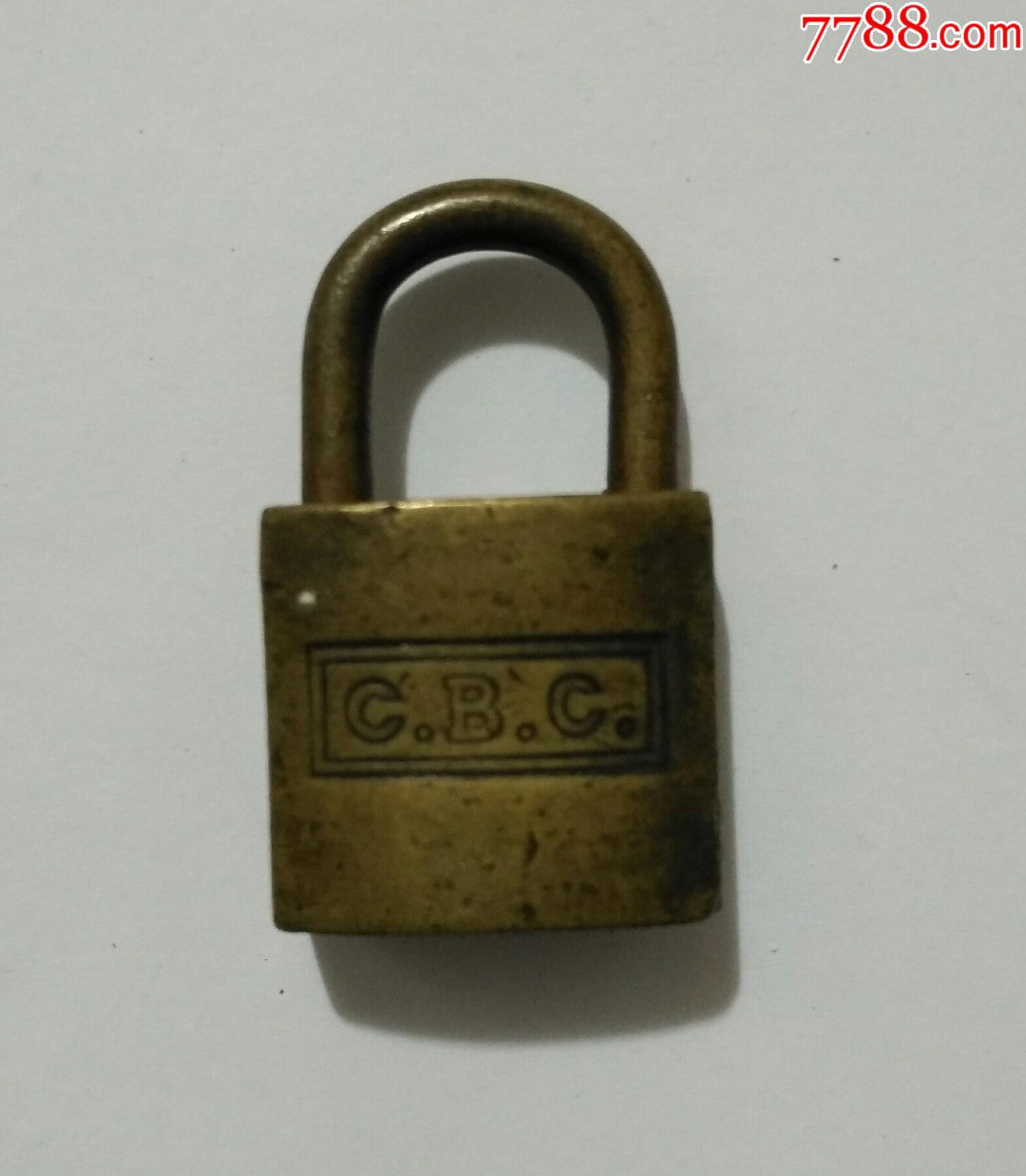 cbc牌全铜挂锁无钥匙