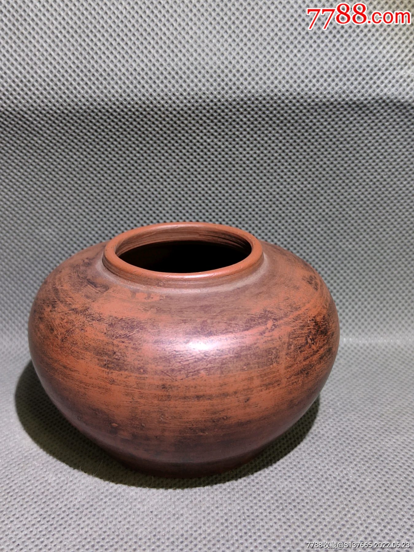 苹果尊式紫砂茶叶罐_价格1600元_第1张_7788收藏__收藏热线