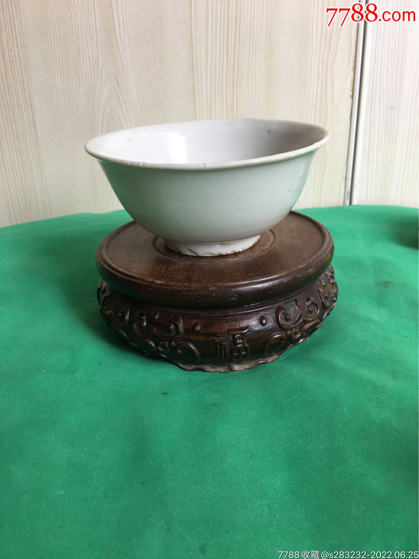 明代景德镇窑甜白釉茶碗-单色白瓷-7788商城__七七八八商品交易平台