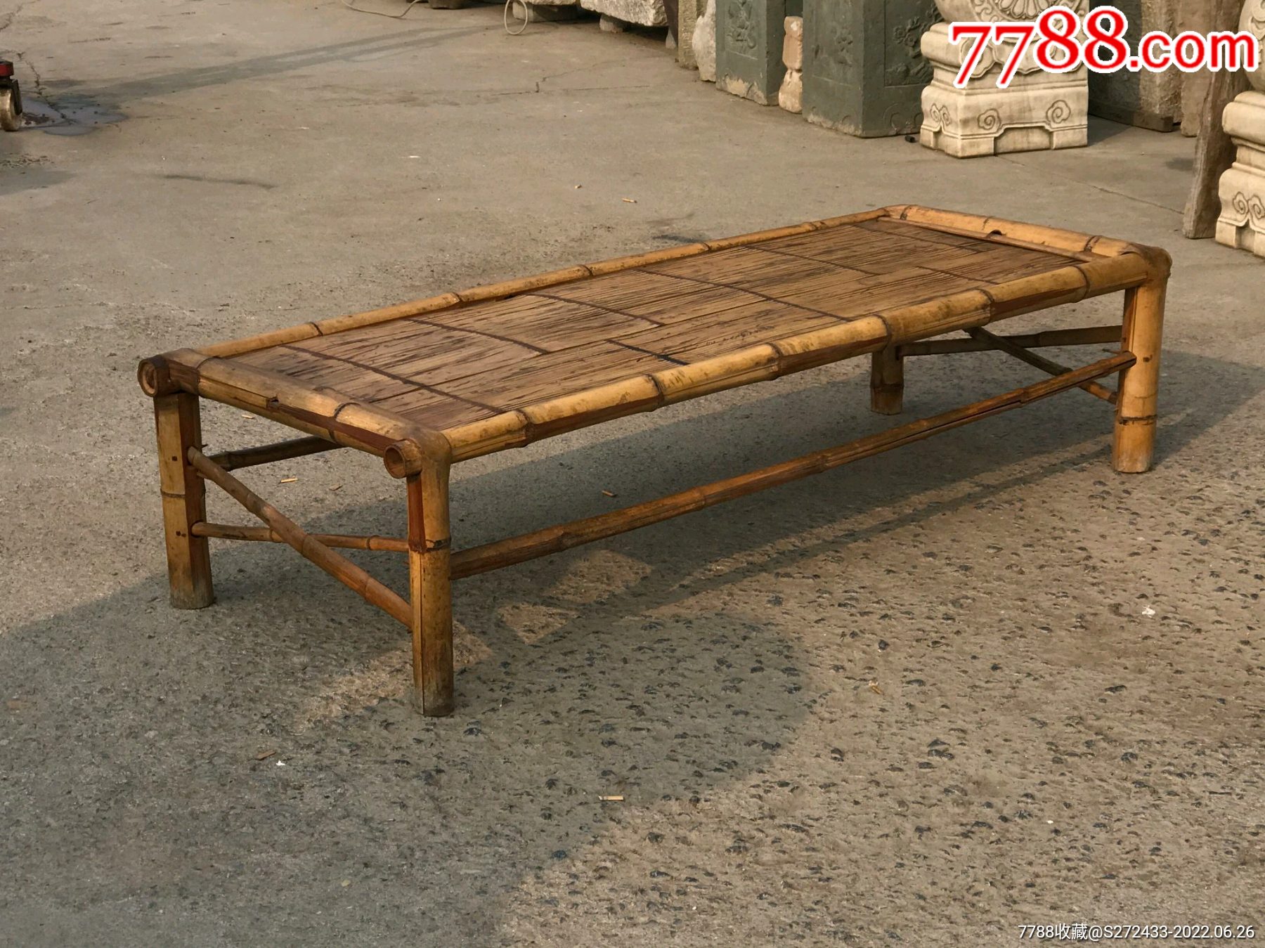 竹床,牢固,长期195cm宽70cm高45cm_其他竹制品_怀古明清家具【7788收藏__收藏热线】