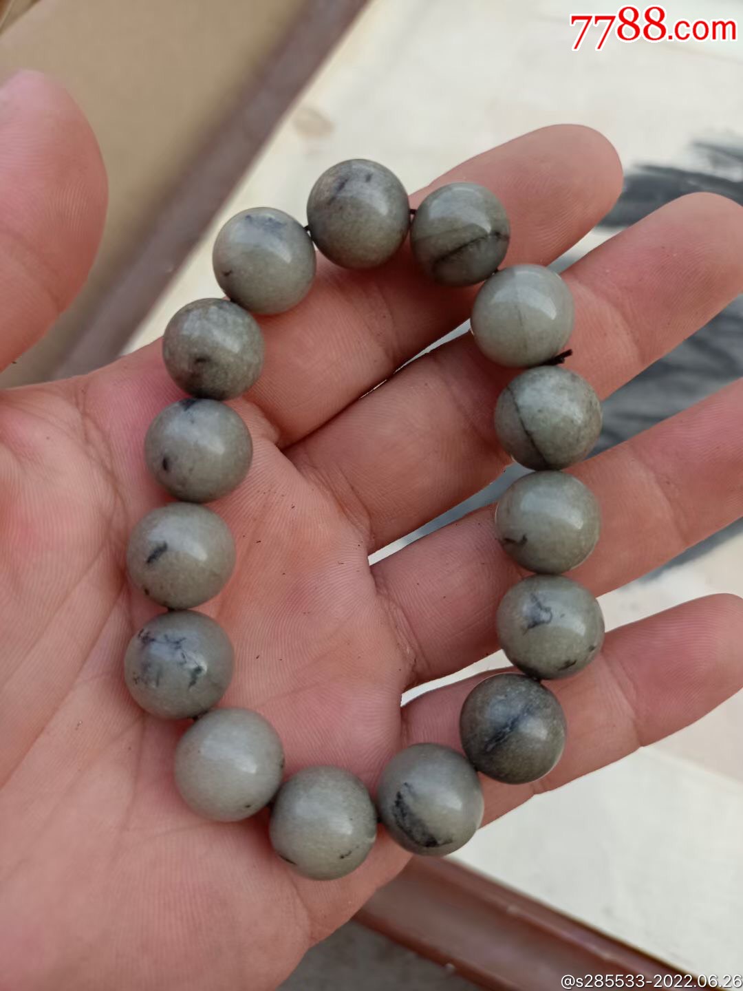 和田玉提油手串