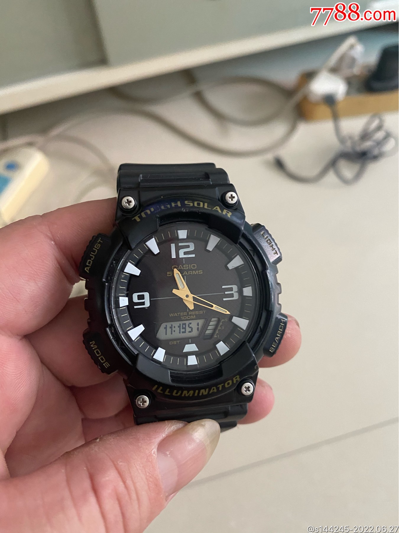 卡西欧光动能石英腕表_手表/腕表_配件图片_收藏价格_7788钟表收藏