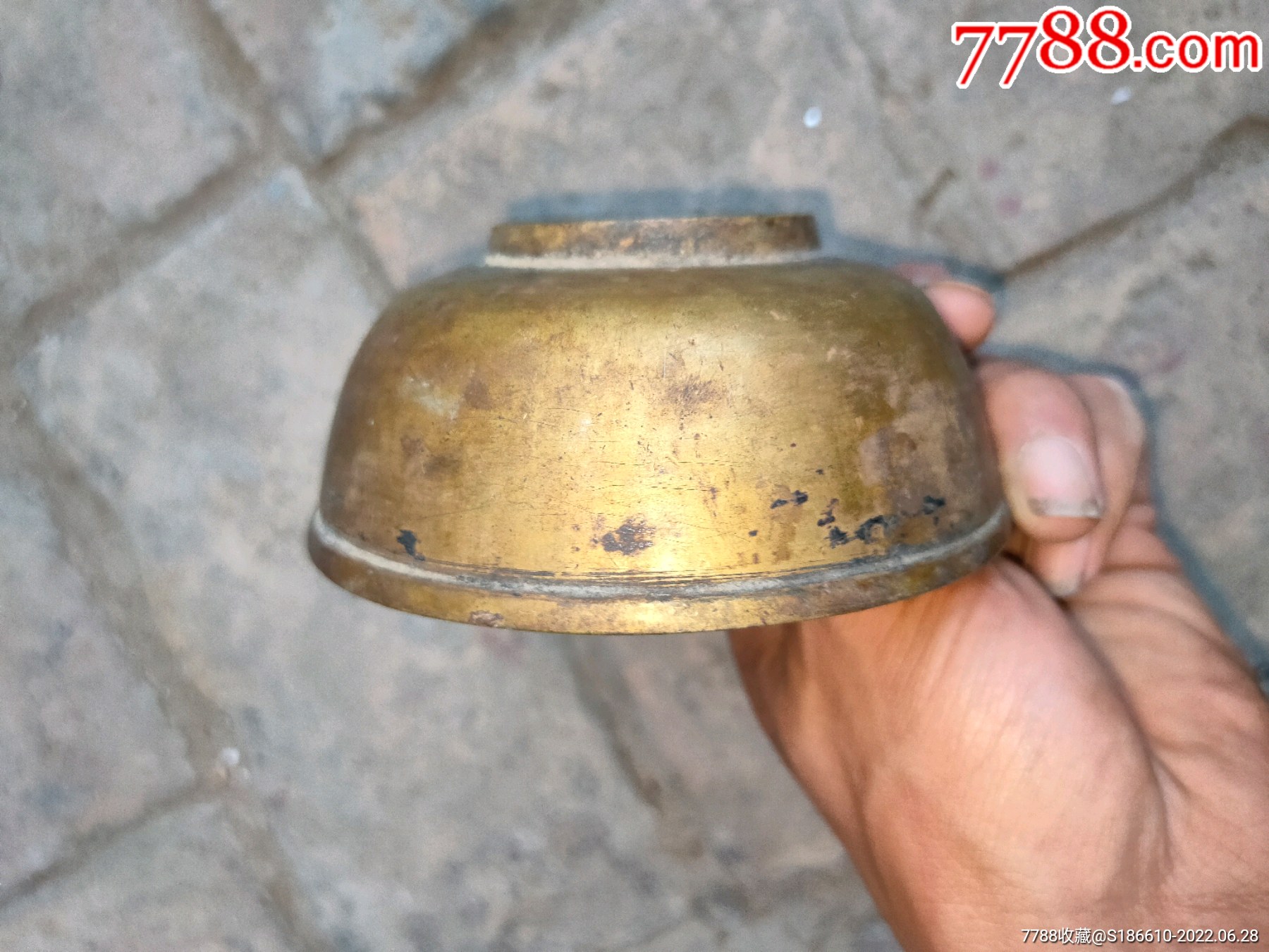 民国老铜碗_铜杂件_字体图片_收藏价格_7788印章收藏