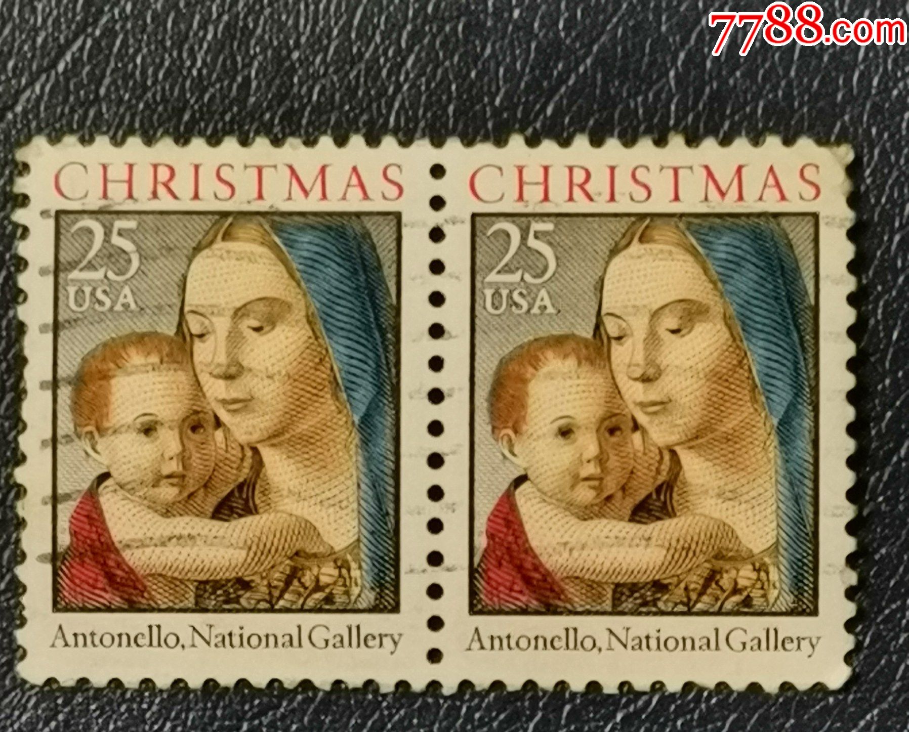 美国邮票圣诞节信销