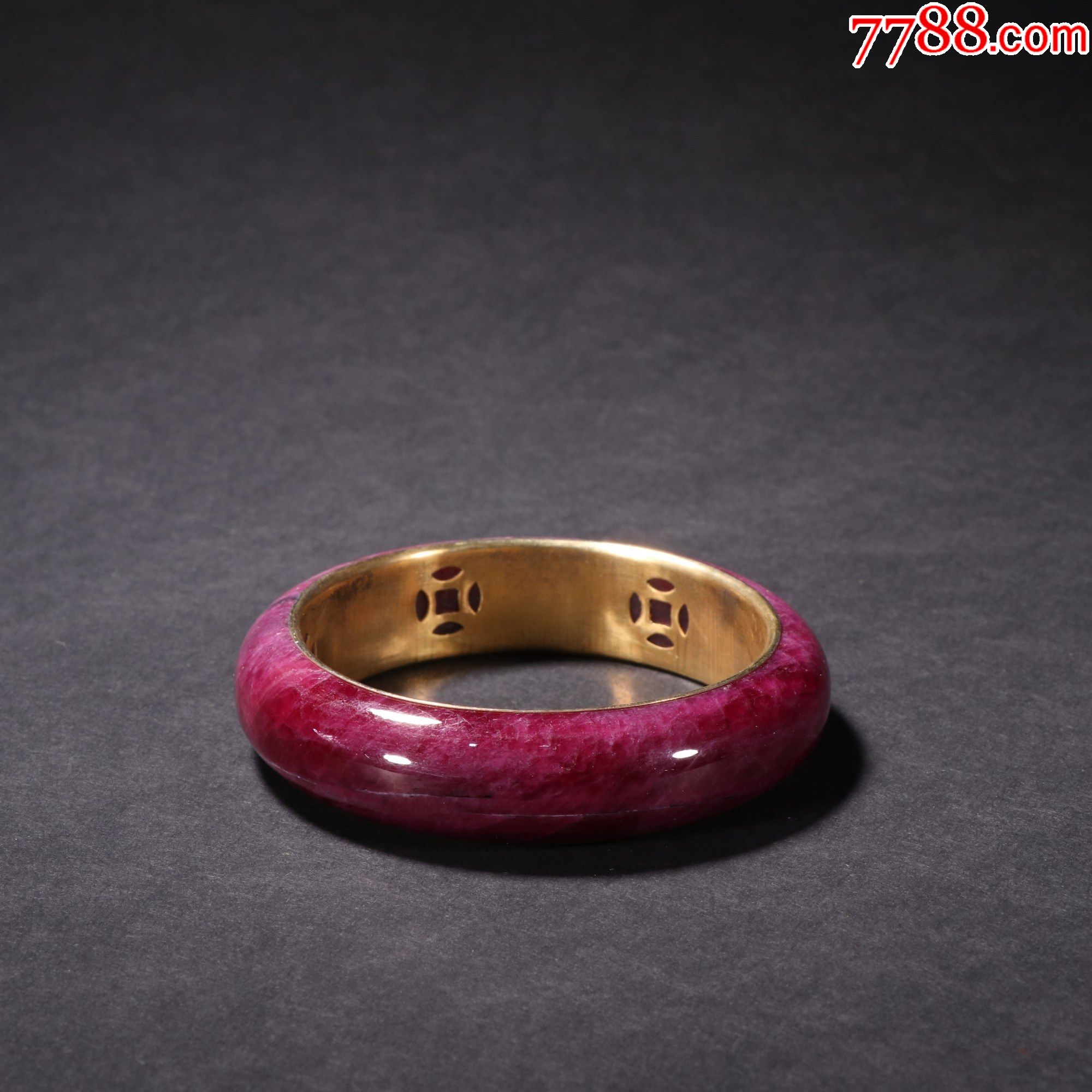 红宝石包金手镯._价格9000元_第1张_7788收藏__收藏热线