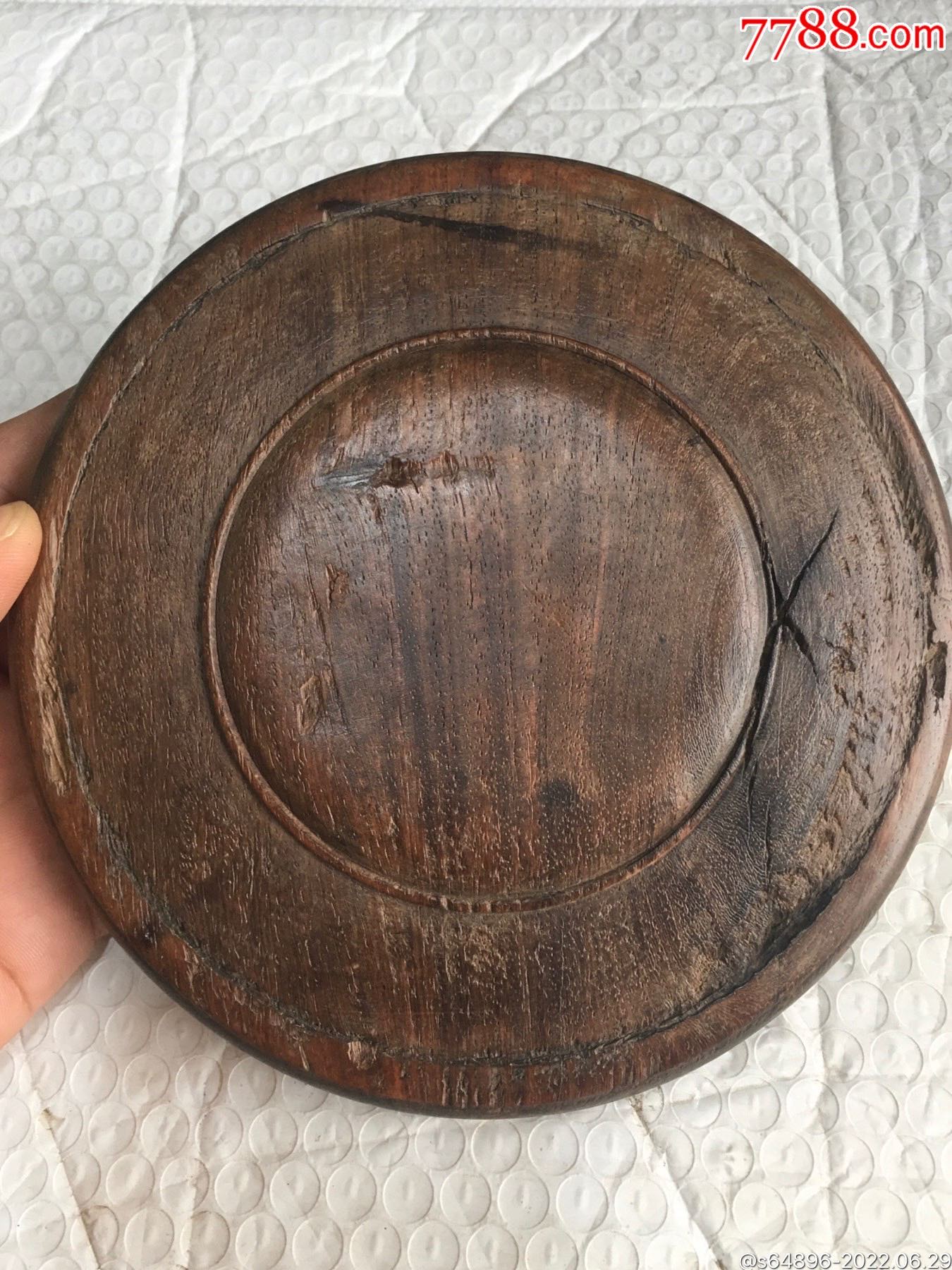 清代美工海南黄花梨老底座-价格:2580元-se87965014-木雕底座-零售
