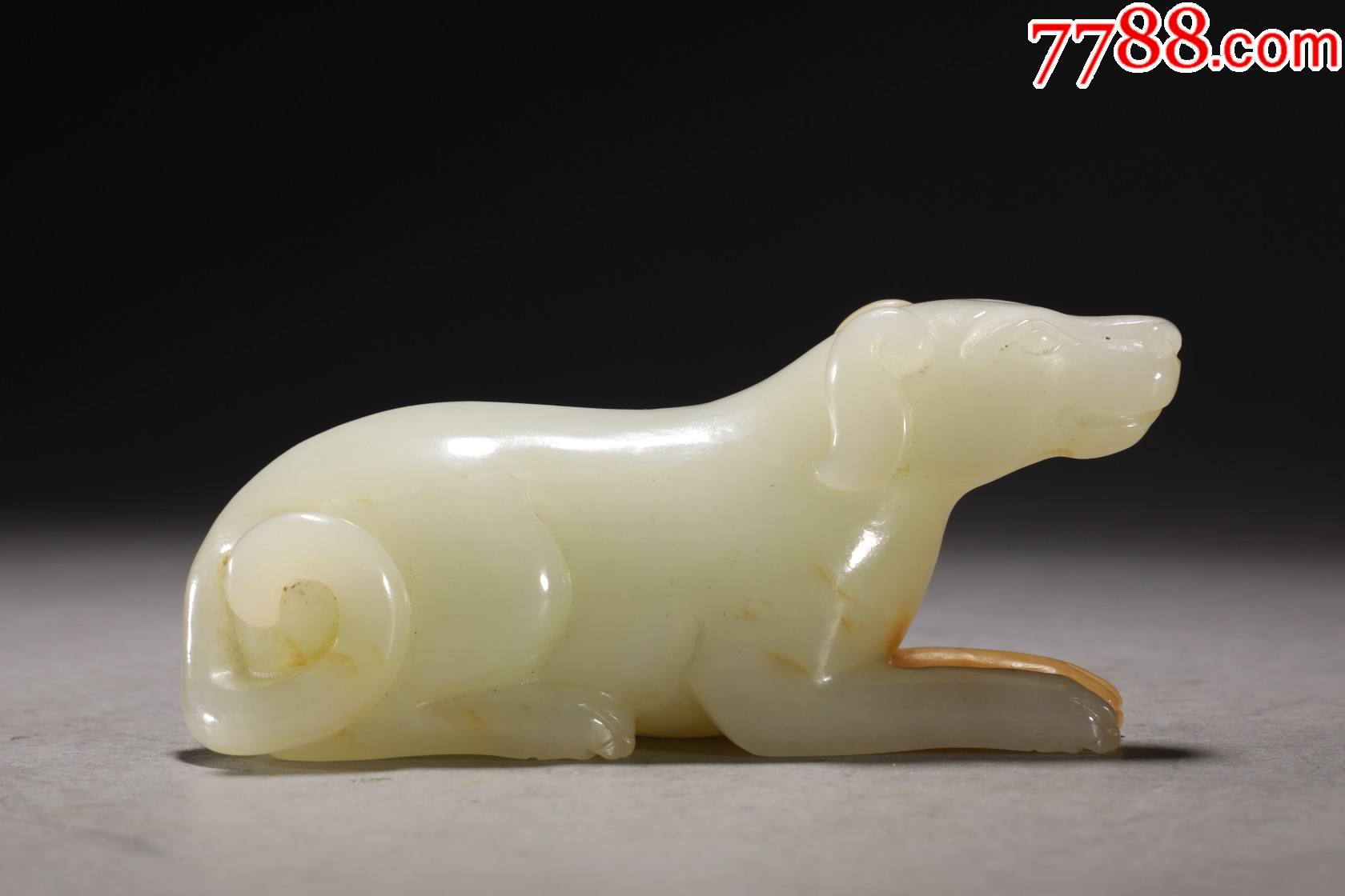 和田玉卧犬把件_价格10000元_第1张_7788收藏__收藏热线