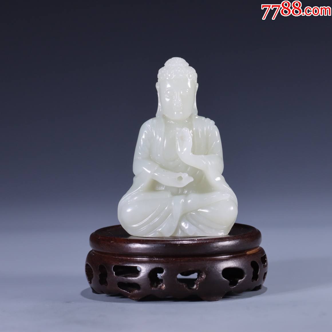 清和田玉坐佛_和田玉_图片鉴别_收藏价值_7788和田玉收藏