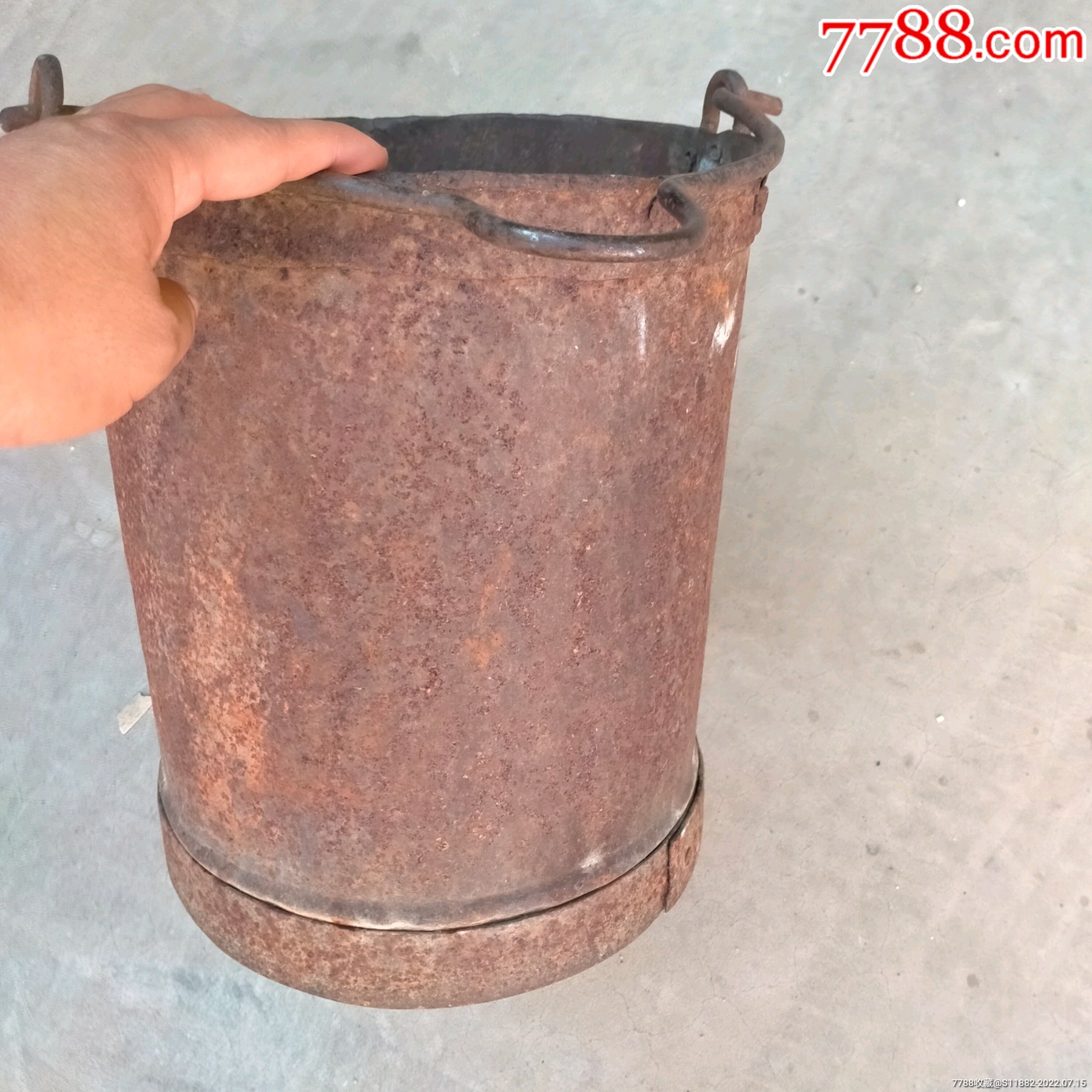 民国德士古水桶铁桶美国德士古公司油桶铁桶