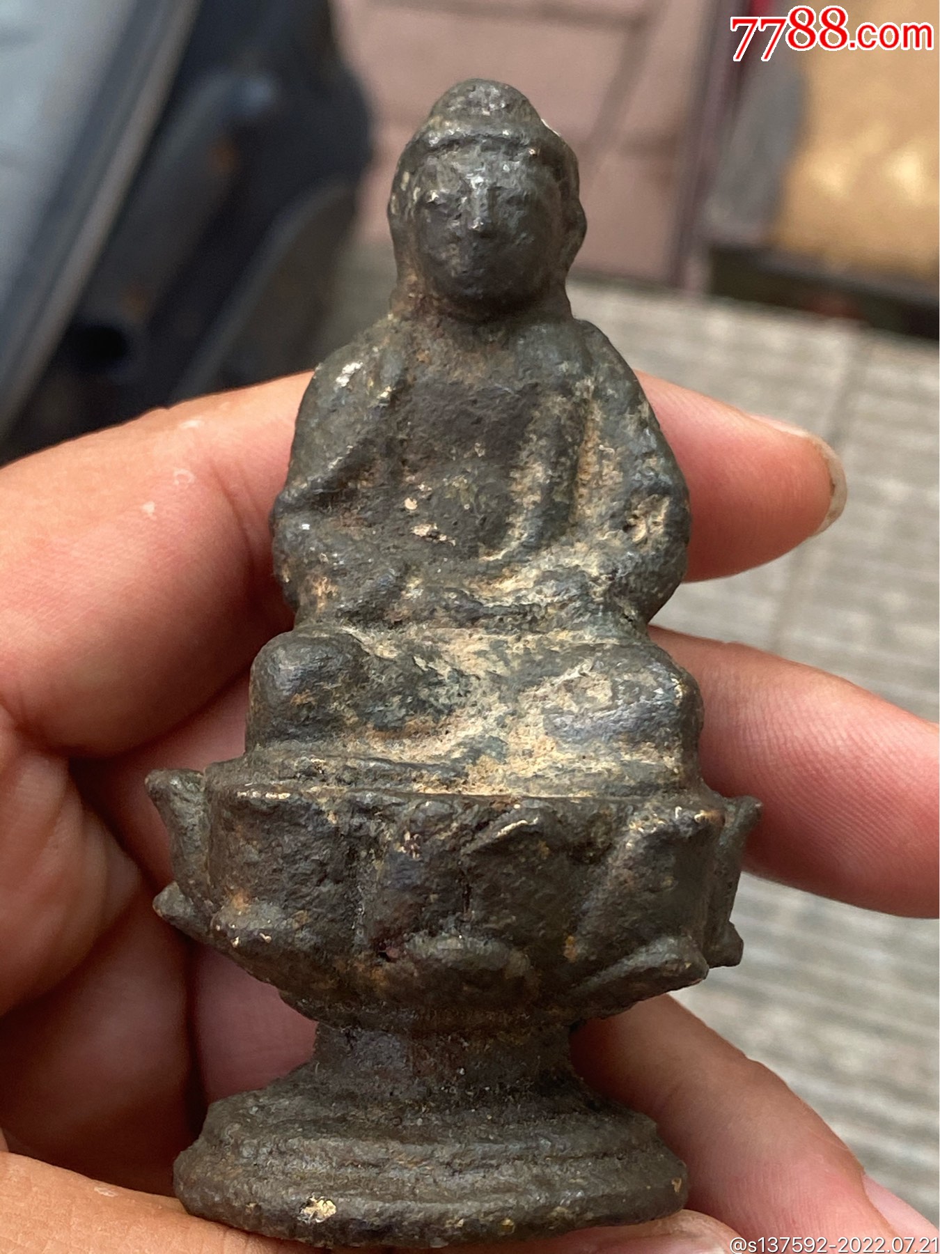 辽金时期铜佛像-价格:1200元-se88397937-铜皿/盛具-零售-7788人民币