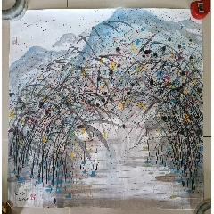 5品$1,20099中国唯一的水墨工笔画画家齐渝川老师作