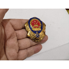 综合执法帽徽一对