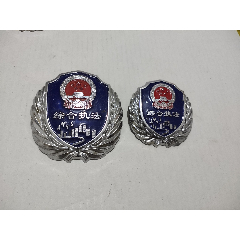 综合执法帽徽一对