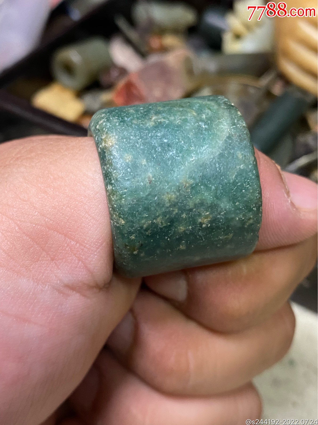 清代扳指一个_其他玉石/玉器_竹溪院【7788收藏】
