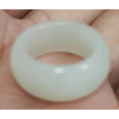 清代和田白玉镂空雕团龙玉佩-和田玉-7788玉器收藏