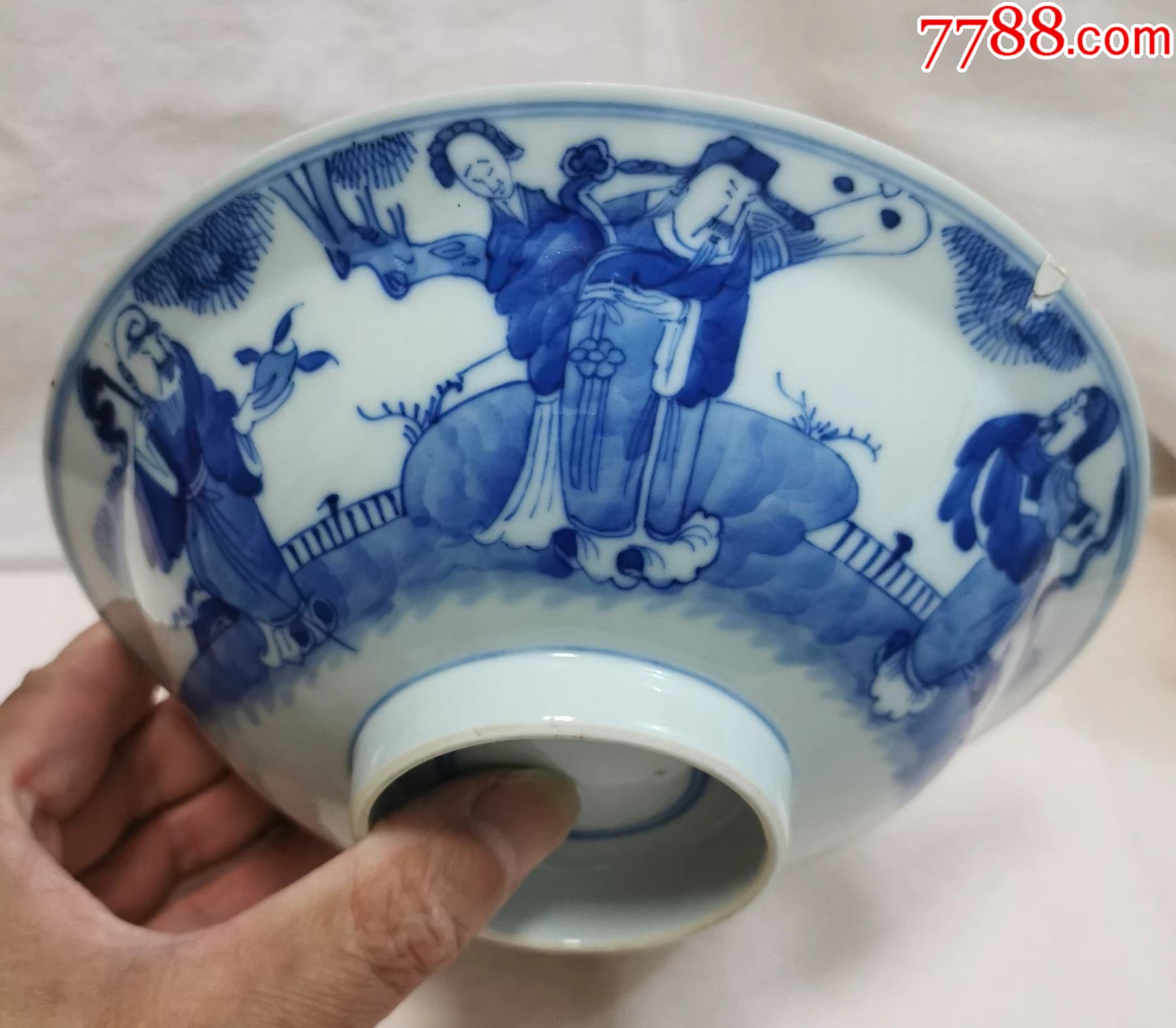 清康熙青花胆瓶